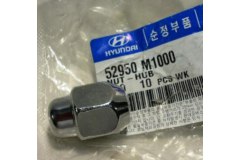Гайка для MAZDA 3 (BM) 2.2 D 2013-, код двигателя SHY1, V см3 2191, кВт 110, л.с. 150, Дизель, Hyundai-KIA 52950M1000